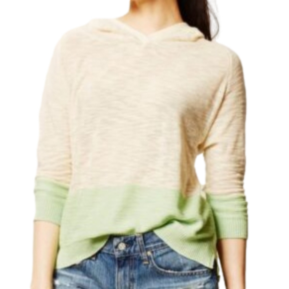 Anthropologie Sparrow Menthe Hoodie Sweater